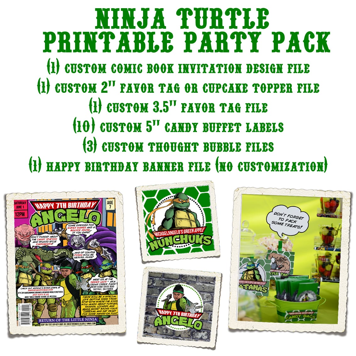 Teenage Mutant Ninja Turtles Party Invitations â Gangcraft Net
